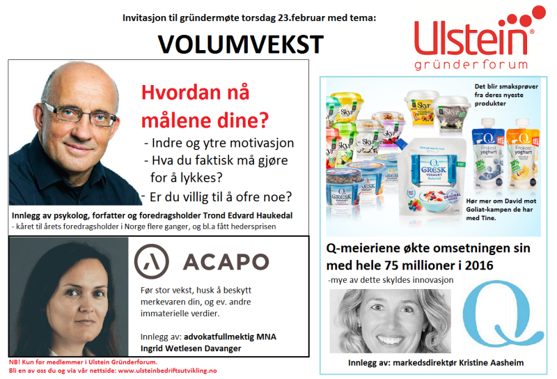 Ulstein Grunderforum 23 feb VOLUMVEKST